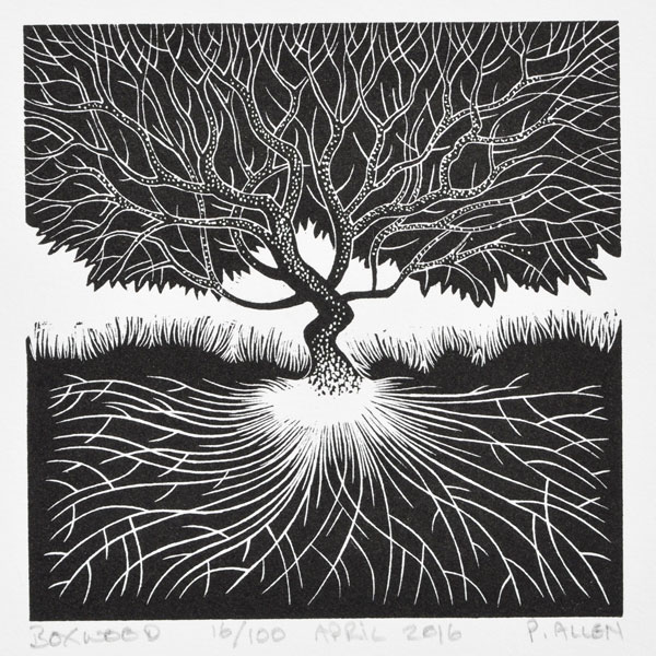 Boxwood Green Man Press